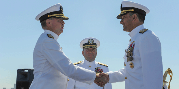 Carrier Strike Group Nine Conducts Change of Command