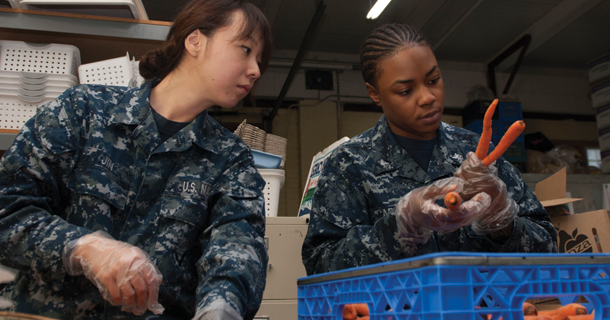 Stennis Sailors participating in COMRELs