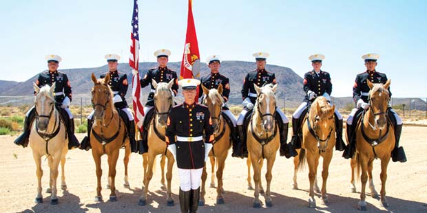 A day in the life of the Marines’ last mounted color guard