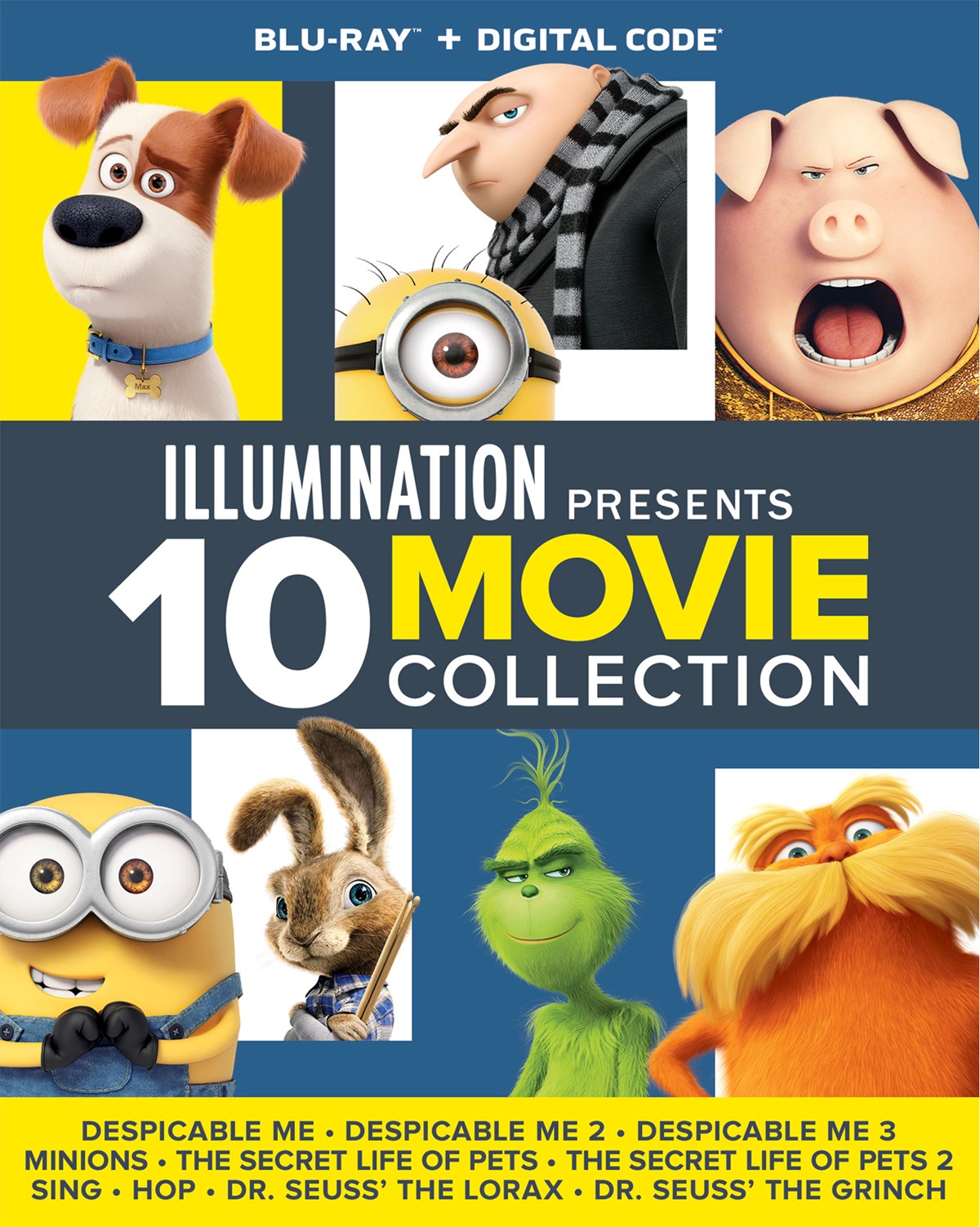 ILLUMINATION Presents 10-Movie Collection on Bluray | Military Press